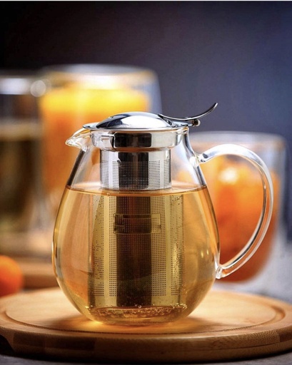 [MP0311] Tetera Vidrio/Acero 29 oz